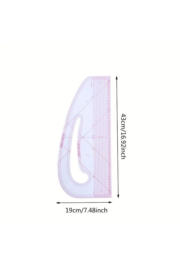 Choice-A 1pc Multi-functional Ruler Put Yardstick Sewing Clothing Ruler Patchwork Sewing Ruler Seam Gauge . 1