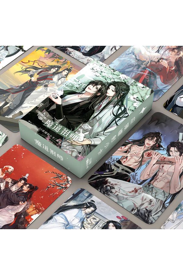 Choice-Paper Random Cover 55pcs Mo Dao Zu Shi Grandmaster Of Demonic Cultivation Laser Lomo Card Wei Wuxian 1