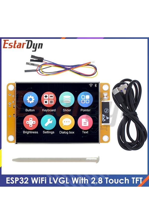 Estardyn-ESP32 Arduino LVGL WIFI&Bluetooth Development Board 2.8 " 240*320 Smart Display Screen 2.8inch LC... 1