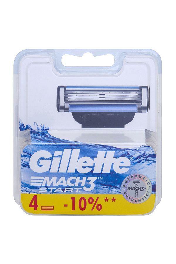Gillette-مجموعة شفرات الحلاقة البديلة Mach3 Start مكونة من 4 قطع 1
