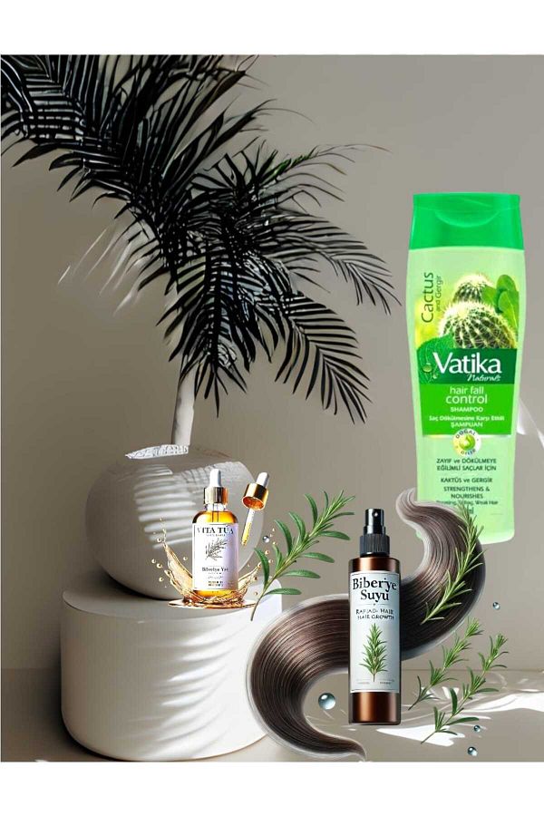 VİTA TUA-Pure Rosemary Oil Tonic and Shampoo1 Piece Fast Hair Growth for Hair Loss and Damaged Hair 1