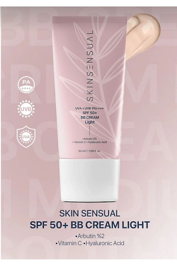Skin Sensual-Bb Cream Light - 50 Spf Uva/Uvb Pa++++, to Prevent Blemish Formation, Brightness and Lightness 1