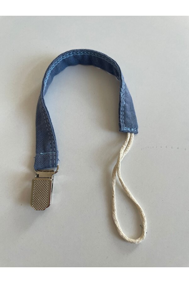 runbaby Run Baby Mavi Renk Müslin Emzik Askısı