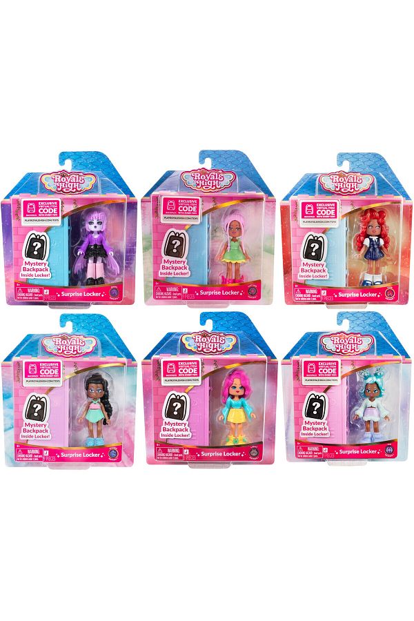 Jazwares-Royale High Surprise Locker 3-inches Series 2, Assorted 1 Piece (CHARACTER & COLOR MAY VARY) 1