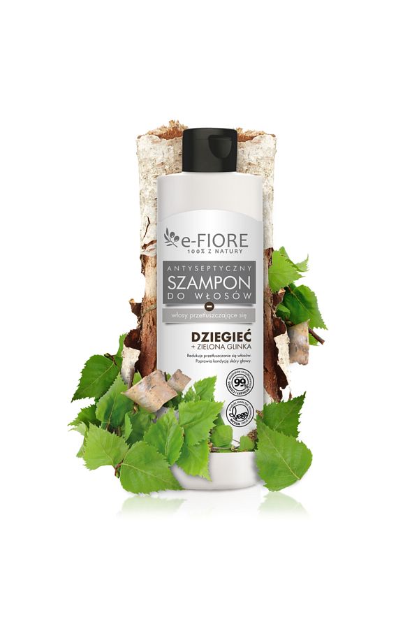 e-FIORE-Dehtový šampon s jílem, 250 ml 1