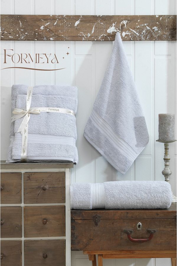 Formeya-2-teiliges Badetuch-Set in Übergröße 1