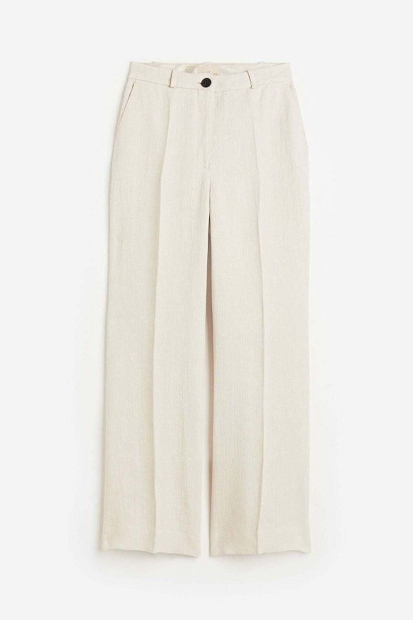 H&M-بنطلون كتان مُفصل 1