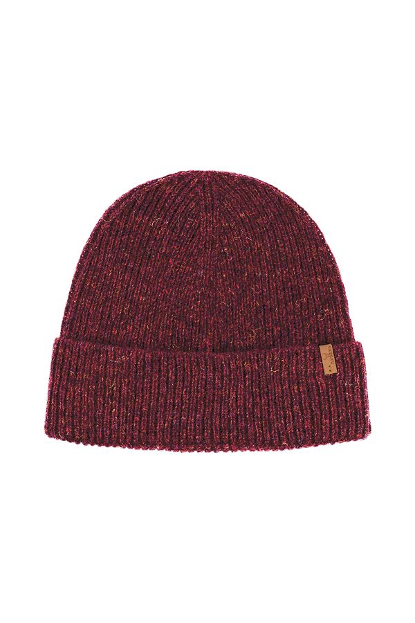 Nordbron-Burgundy Logo Detailed Unisex Wool Renson - Winter Folded, Daily Use 1