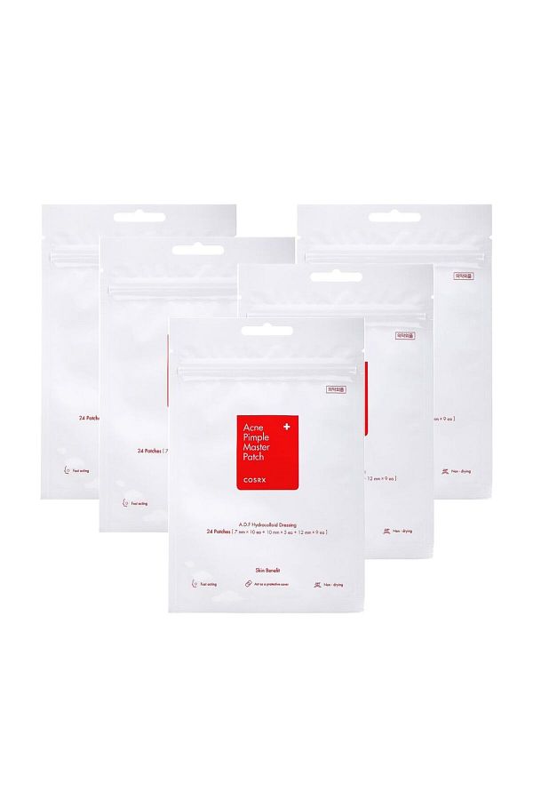 Cosrx-Acne Pimple Master Patch 5 x 24 pcs. - blemish patches, set of 5 1