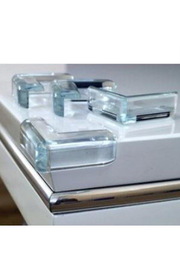 FırsatVar Bebek Çocuk Emniyet Güvenlik Seti Masa Kenarı Koruyucu Silikon