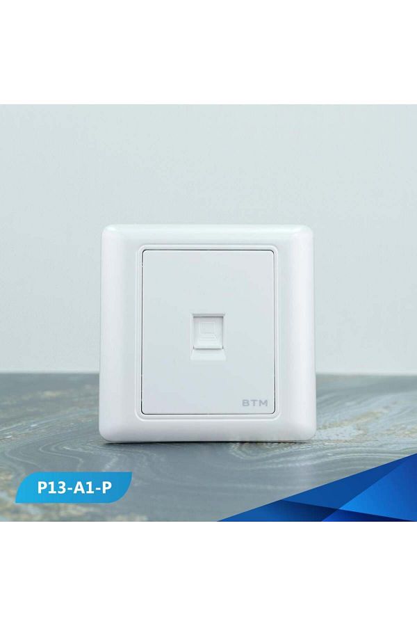 Btm-Computer port socket, pearlescent colour -2 pieces 1