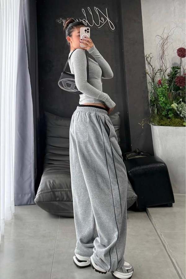 DEEFWEAR-Φούτερ Oversize Double Stripe 1