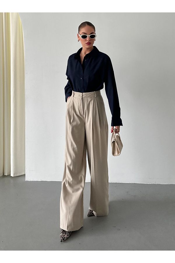 Laluvia-Business-Hose mit Steinfalten – 3602 1