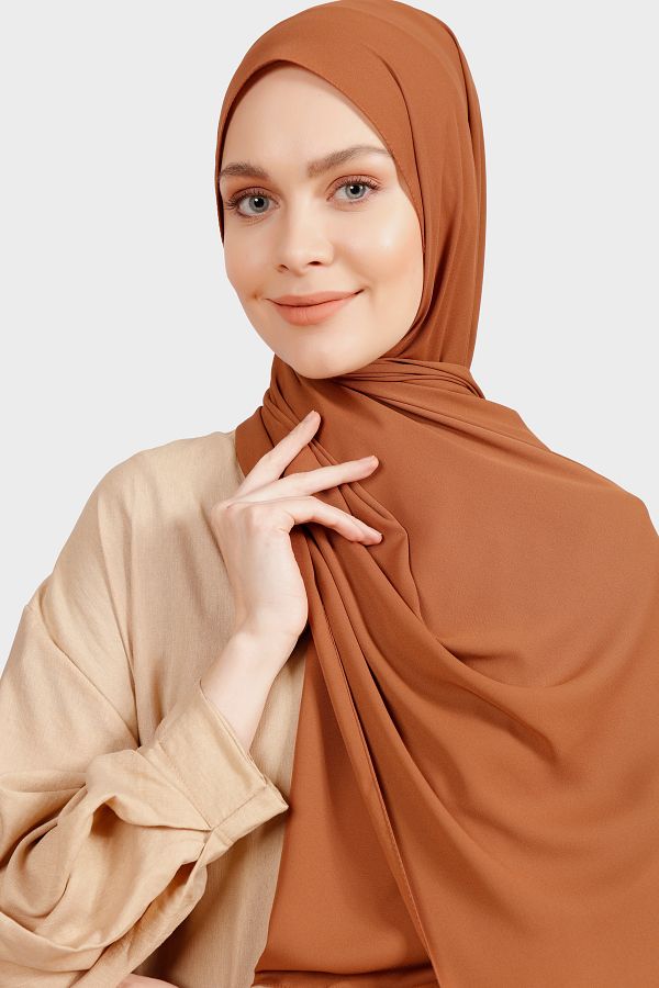 Differenza-Crepe Shawl Vivid Tile 1