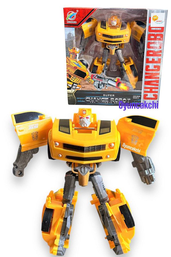 tmtoysandmore-Transformers Bumble Bee Robot - Car Transforming Toy 1