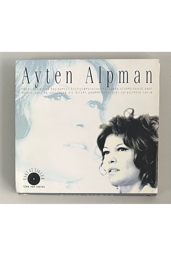 Plakevi İzmir-Ayten Alpman Old 45S Cd (Original Period Edition Cd) ! It's Not a Record! 1