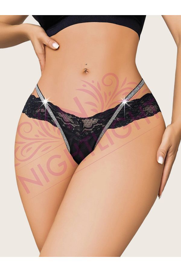 Nightlight-Women's Panties with Stone Detail 1