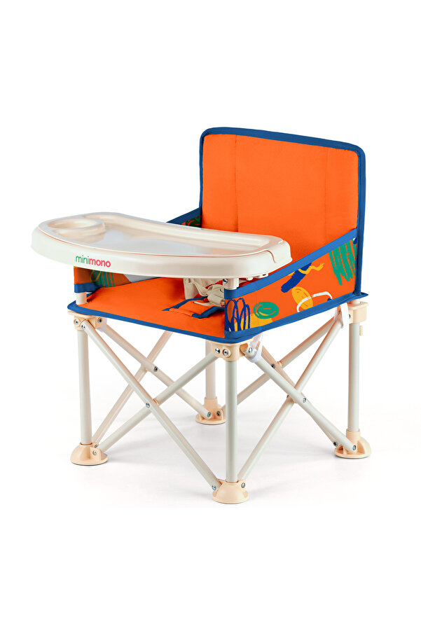 Minimono Plus 0-4 Yaş Portatif Katlanır Yükseltici Mama Sandalyesi Bebek Çocuk Kamp Sandalyesi
