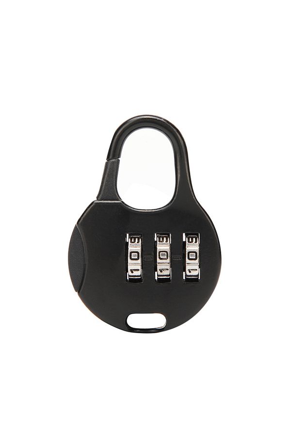 Choice-Black 01 3 Digits Password Code Combination Padlock Zinc Alloy Suitcase For Luggage Travel Code Smar 1