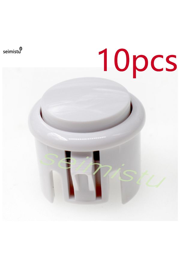 Choice-10pcs-30mm--white 10pcs Arcade Push Button, Sanwa Hitachi Controller, Neo Geo, Arcade Joystick, Diy 1
