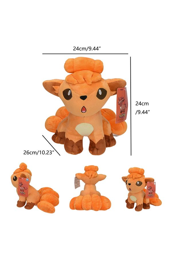 Choice-Vulpix Vulpix Pokemon Plush Toys Alolan Vulpix Ninetales Doll Cute Anime Ice Vulpix Plush Soft Stuff 1