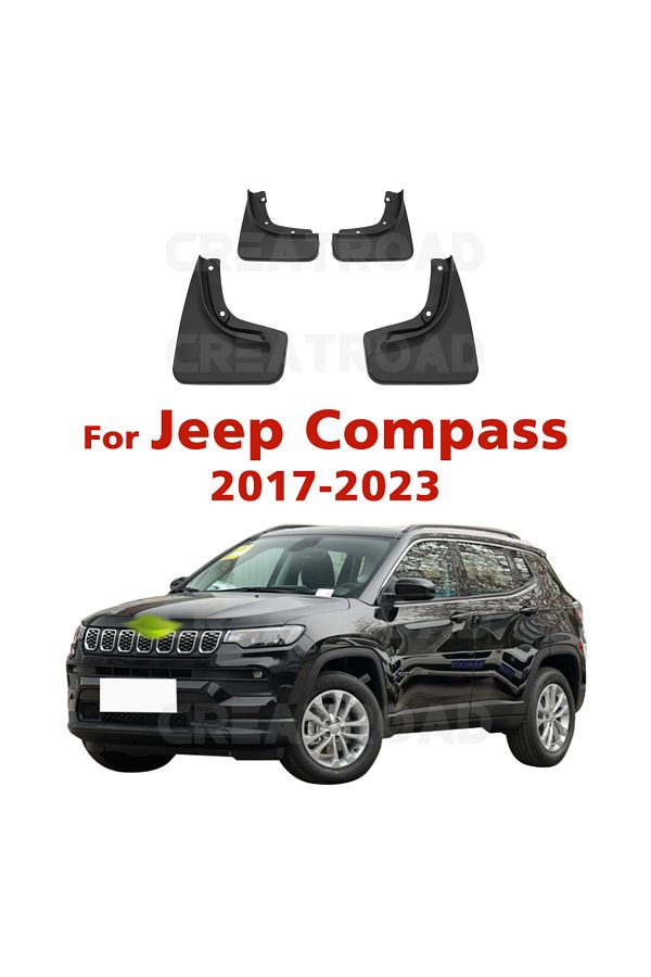 Choice-For jeep compass 2017 2018 2019 2020 2021 2022 2023 Fender Mudguard Mud Flaps Guard Splash Flap M... 1