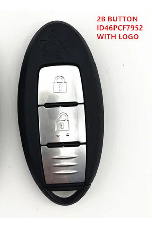 Wilongda-2 Button Id46 2/3 Buttons Keyless Smart Remote Car Key Fob 433mhz Id46 Pcf7952 Chip For Nissa Micra 1