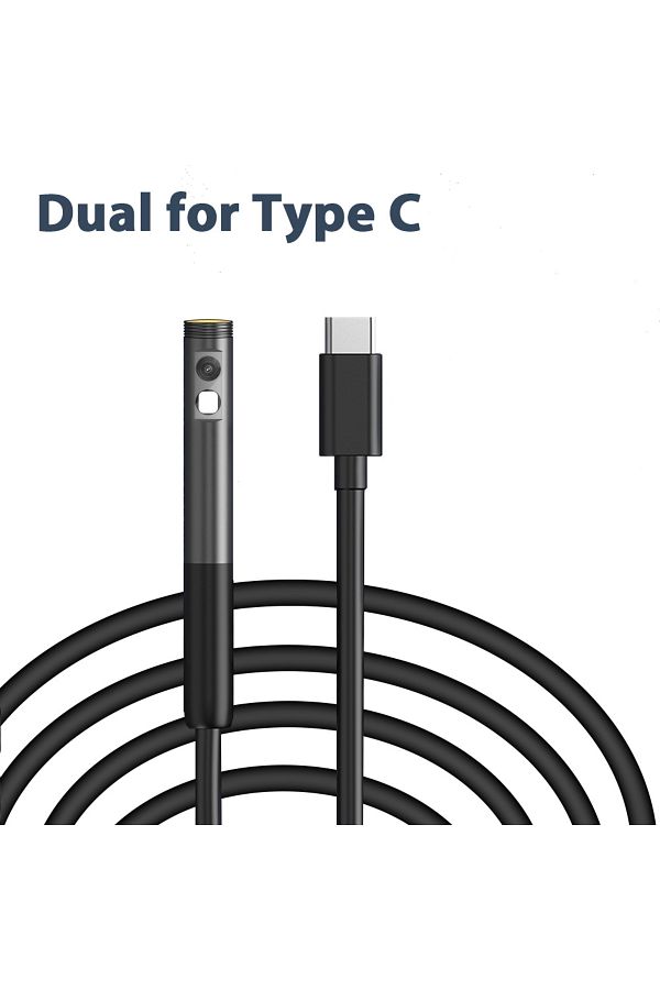 Choice-3m Dual For Type C Inskam Endoscope Inspection Camera 3 In 1 Micro Usb/type-c Mini Inspection Camera 1