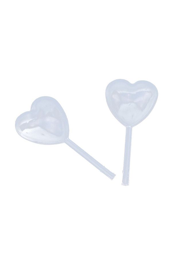 Choice-4 مل 50 قطعة 4 مل قطارة سائلة شفافة صغيرة على شكل قلب ماصة باستور قطارة بلاستيكية مضغوطة مكعب 1