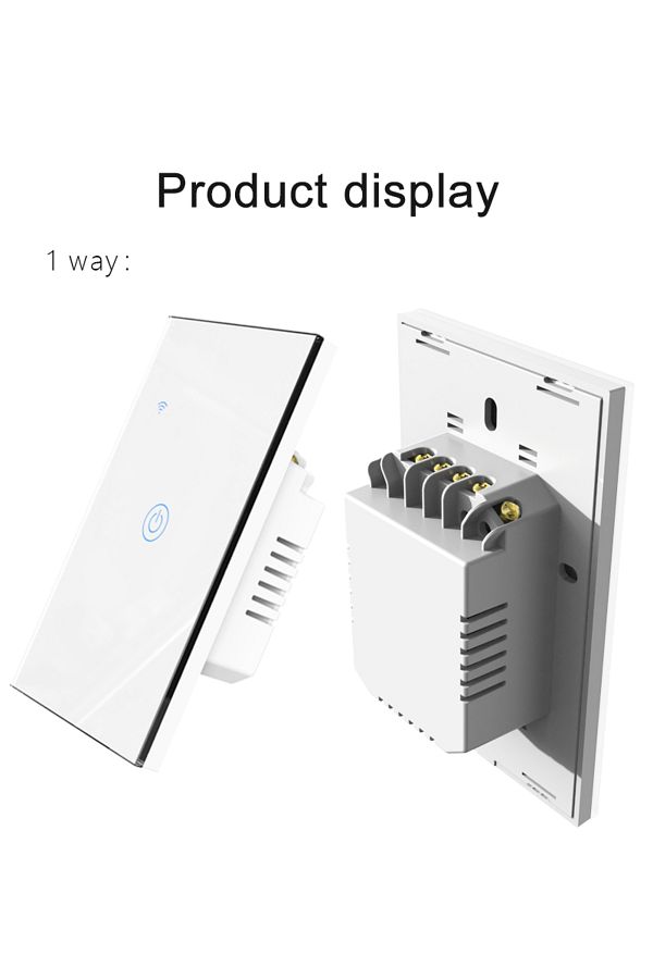 Choice-مفتاح لوحة اللمس القياسي الأمريكي 1-gang Wifi & buletooth لوحة مفاتيح ذكية 1/2/3/4 طرق تعمل مع Tuya 1
