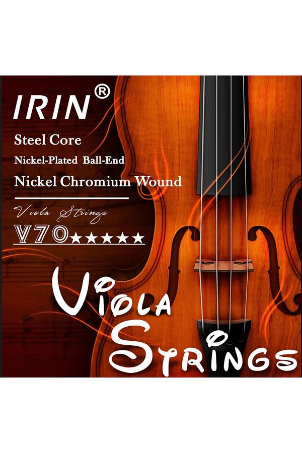 Choice-Viola V70 1set Irin Violin Strings Viola Cello Strings (E-A-D-G) Nickel Silver Professional Beginner 1