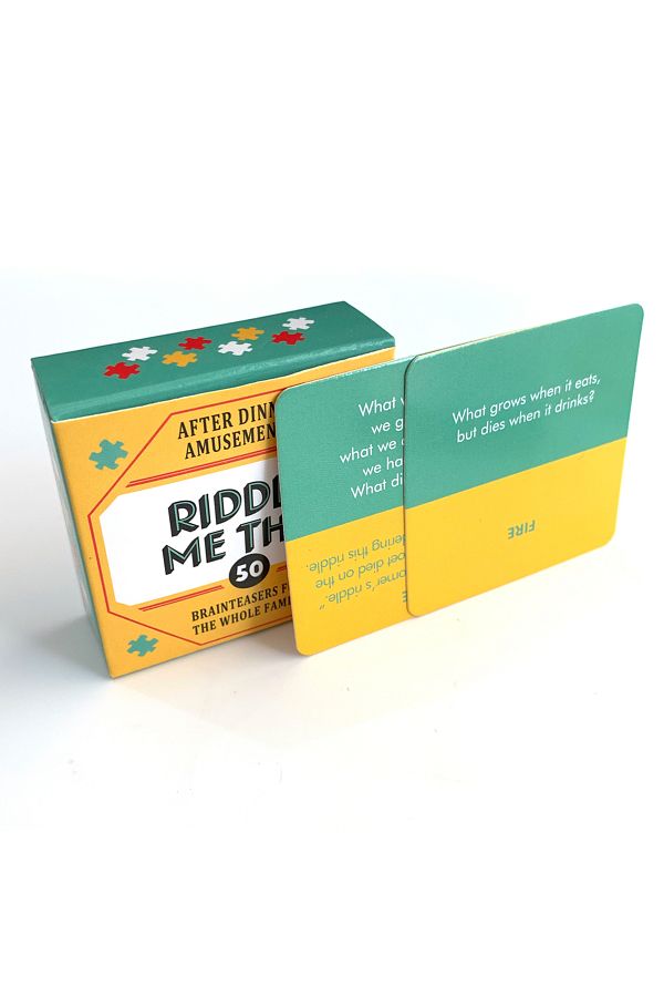 smvp-Light Grey Board Game Puzzle Cards For Guessing With A Partner - After Dinner Entertainment Card Gam 1