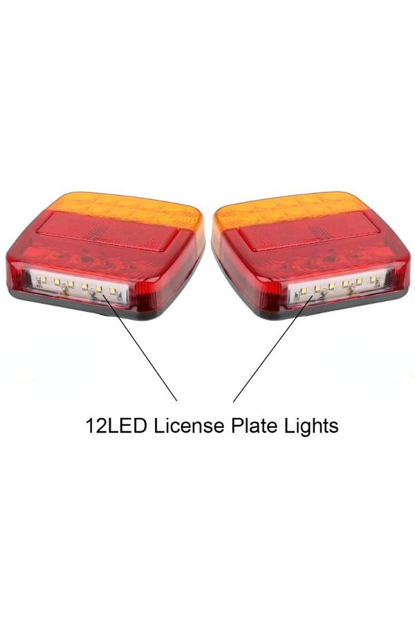 Choice-12V Taillight Turn Signal Indicator 26 LED Tail Light Car Number Plate Light Rear Reverse Brake S... 1