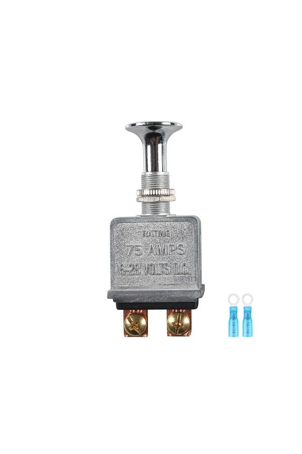 Choice-Push-pull Switch Heavy Duty Push-pull Switch On/off 75 Amp 6-28v Dc 2 Position Spst On/off For Autom 1