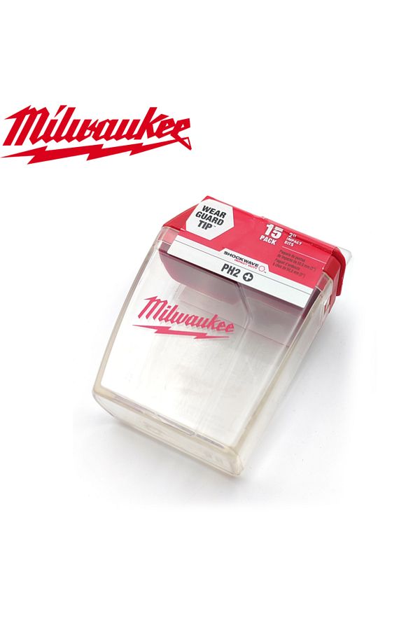 Choice-Milwaukee PH2 Case Milwaukee PH2 Bit Storage Case Screwdriver Bit Tool Part Accessory Storage Portab 1