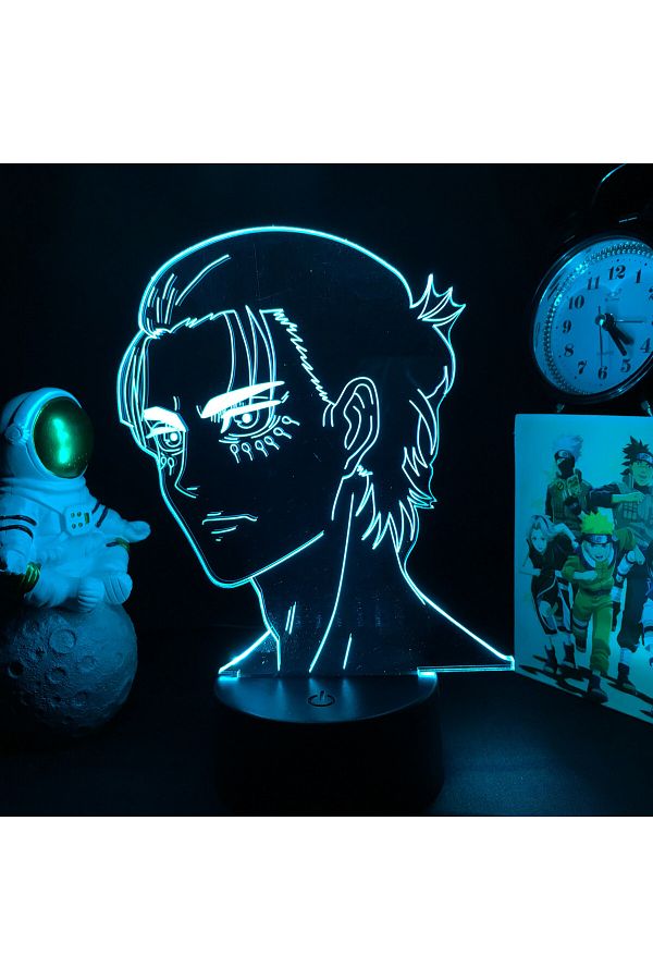 Choice-Yd-4078 Anime Attack On Titan 3d Nightlight Eren Yeager Acrylic Luminous Stand For Kids Bedroom Mika 1