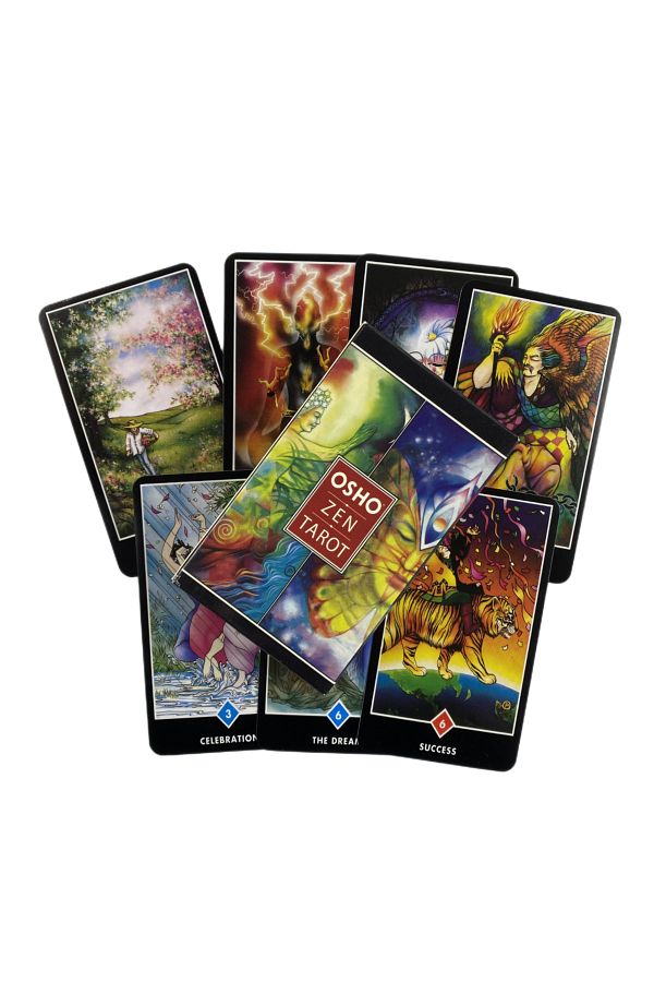 Choice-Tt98 Osho Zen Tarot Cards Divination Deck English Versions Edition Oracle Board Playing Ink Table Ga 1