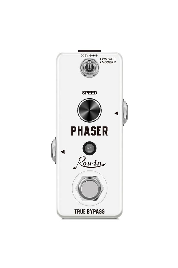 Choice-White Rowin Guitar Phaser Pedal, Analog Phase Effect, Effector Single Vintage Modern Modes, Mini Siz 1