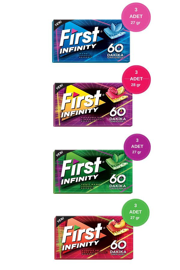 First-27 جرام 12 قطعة 60 دقيقة تشكيلة علكة 1