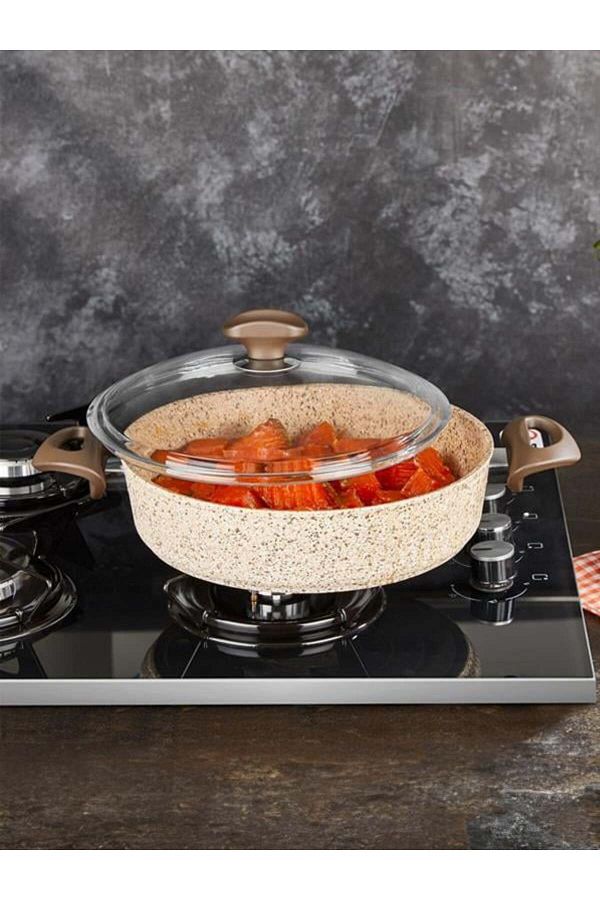 FALEZ-Creamy Shallow Pot 22 cm 1