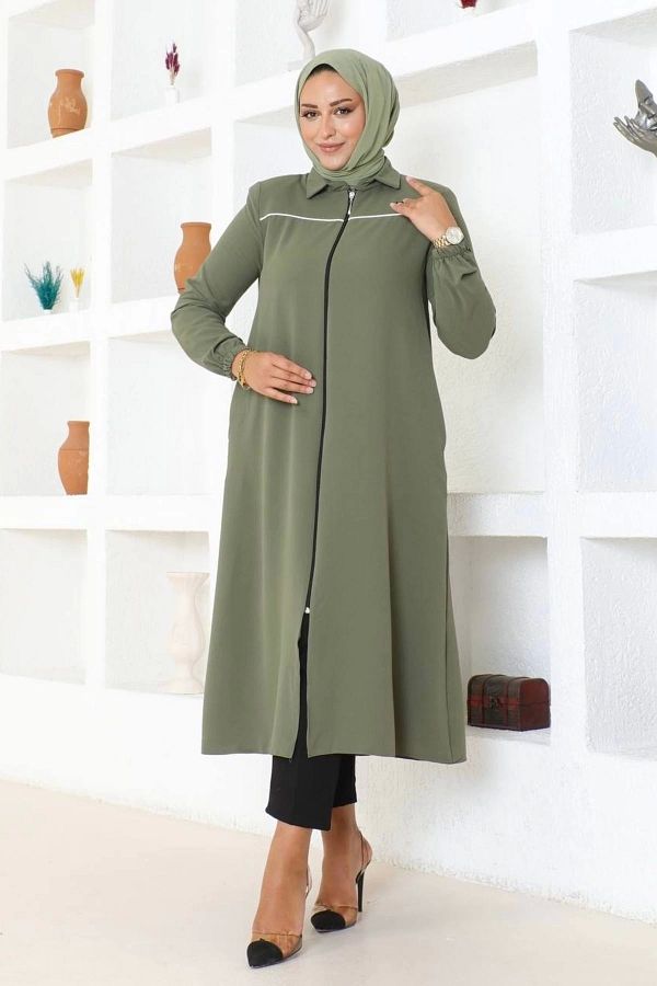 Neva Style-Intermediate Size Cap with Rigging and Piping Detail - Khaki / K0103 1