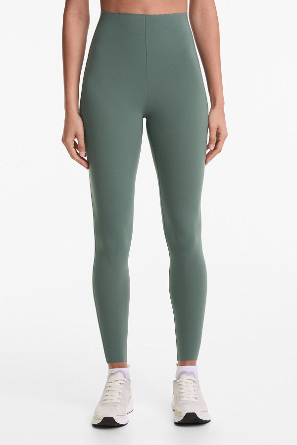 Oysho-Compressive core control ankle-length leggings 1