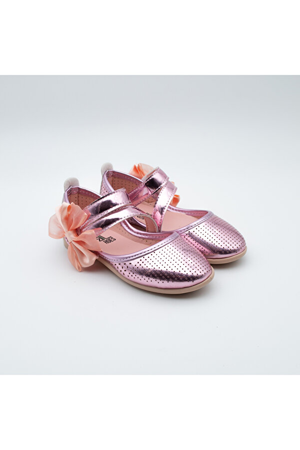 Arçın Shoes Pembe Ayna Fiyonk Detaylı Kız Çocuk Babet – Zarif ve Işıltılı Adımlar!