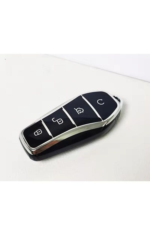 ŞENYILDIZ AKSESUAR-Byd Atto 3 and Seal U Key Protection Case Black / Silver Please See Compatible Key Model 1