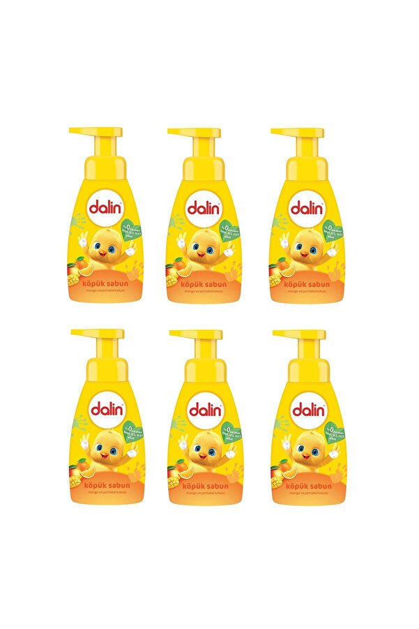 Dalin Köpük Sabun 200 Ml. Mango ve Portakal x6 Adet