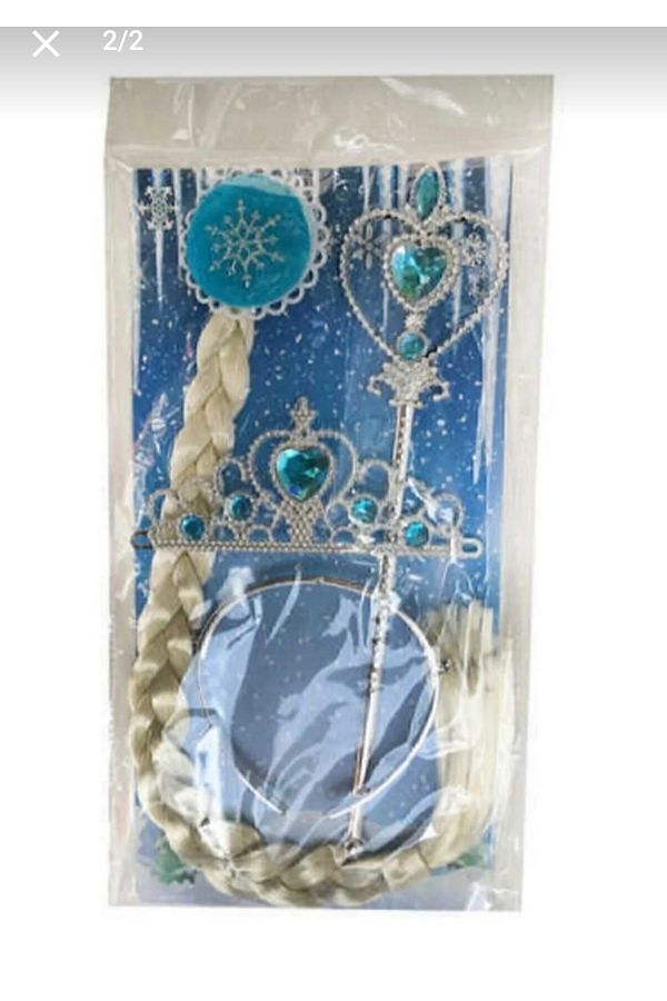 Beryka-Frozen Frozen Elsa Anna Magic Wand Hair and Crown Set 1