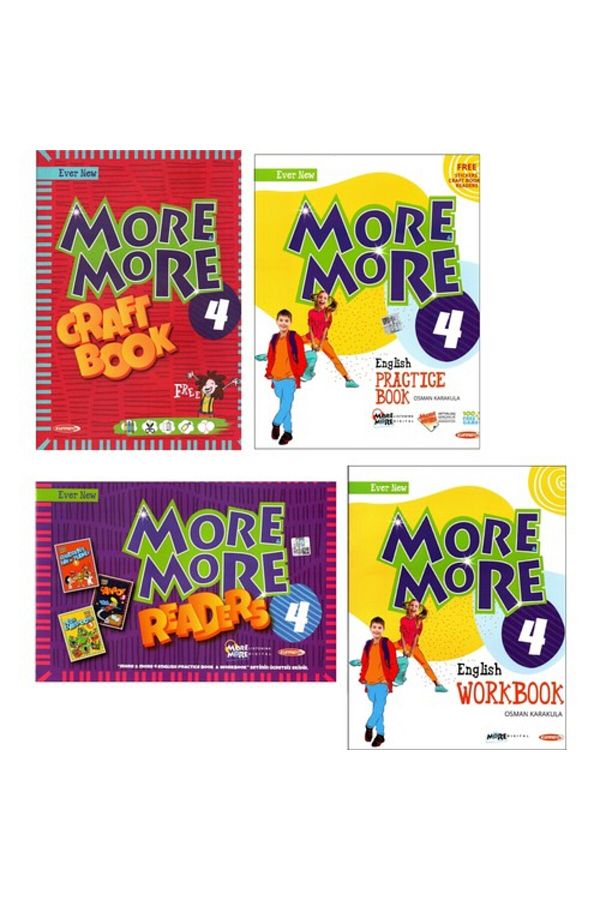Kurmay Elt Yayınları-More More 4Classroom Englısh Practice And Workbook Story Set 2022 1