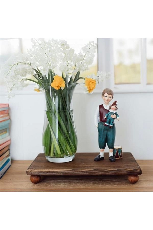 Akayev-Wooden 30X15 cm Standing Presentation Plate 1