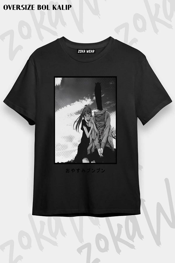 ZOKAWEAR-Unisex Oversize Fit Goodnight Punpun Design Printed Tshirt 1