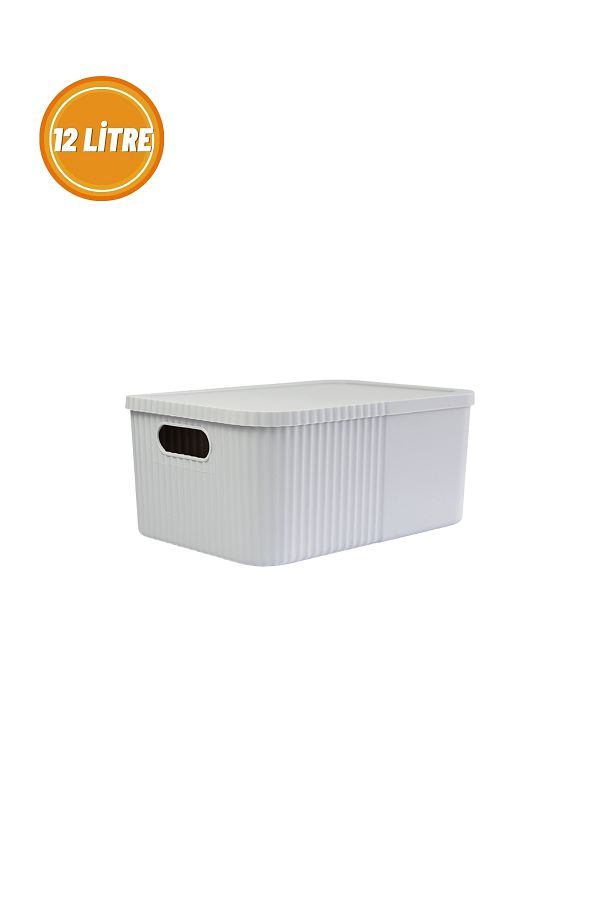 EVLE-12 Liter Large Storage and Organizing Box with Lid 1
